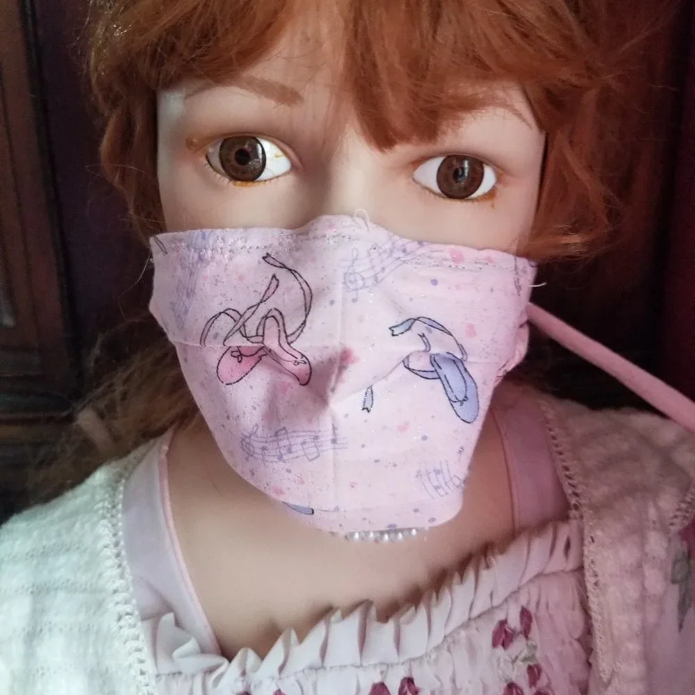 Kid Size Mask w/ Copper/Silver Filters-Ballet